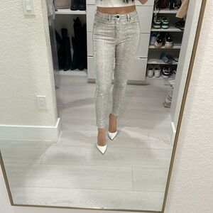 Zara snake skin pants